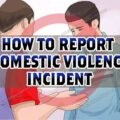How to report domestic violence incident