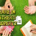 Share in father's property