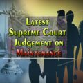 Latest supreme court judgement on maintenance