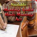 Voidable Marriage Under Hindu Marriage Act