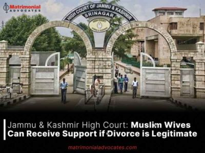 Jammu & Kashmir High Court: Muslim Wives Can Receive Support if Divorce is Legitimate