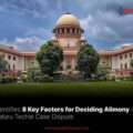 8 Key Factors for Deciding Alimony in Bengaluru Techie Case
