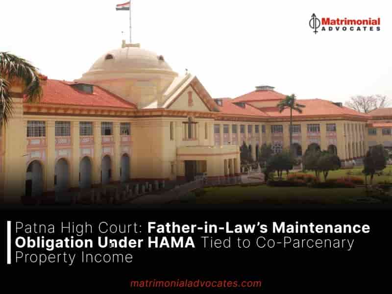 Father-in-Law’s Maintenance Obligation Under HAMA Tied to Co-Parcenary Property Income