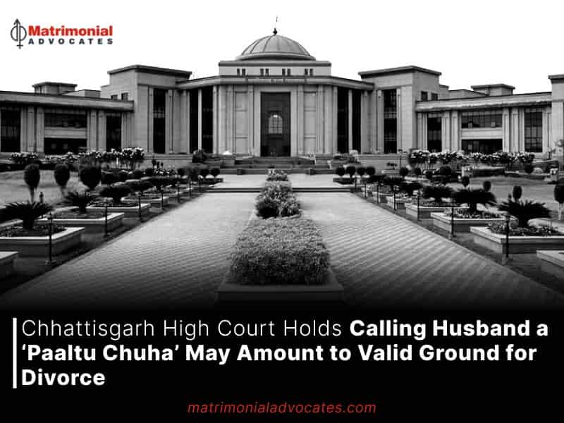 Calling Husband ‘Paaltu Chuha’ May Amount to Valid Ground for Divorce