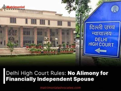 Delhi High Court Rules: No Alimony for Financially Independent Spouse