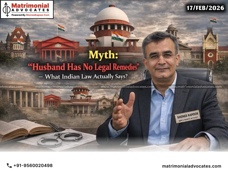 Myth: Husband Has No Legal Remedies–What Indian Law Says?
