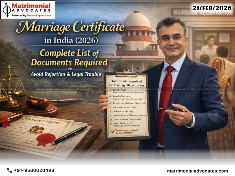 Marriage Certificate In India 2026: List of Documents Required