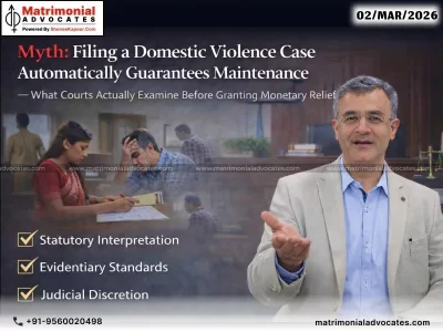 Myth: Filing a Domestic Violence Case Automatically Guarantees Maintenance — What Courts Actually Examine Before Granting Monetary Relief