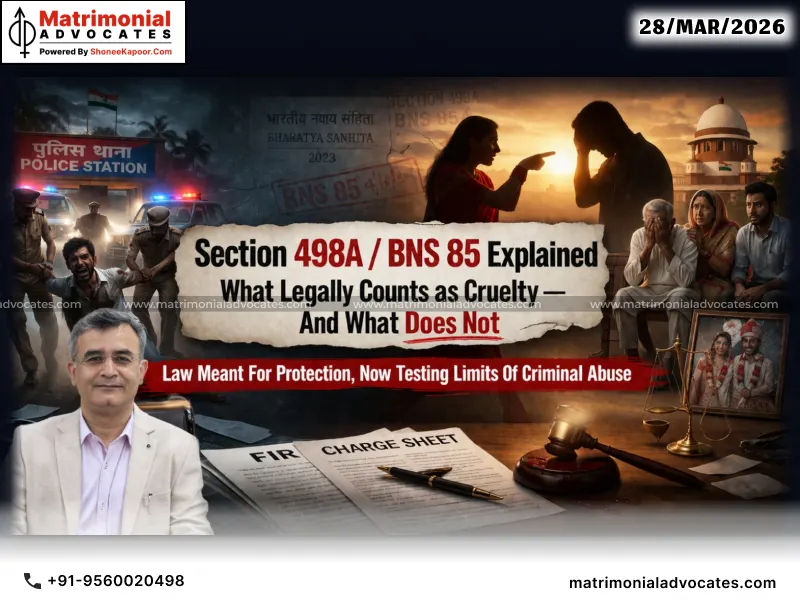498A / BNS 85: What Is Cruelty in Law?