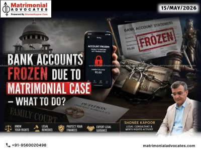 Bank Accounts Frozen Due To Matrimonial Case – What To Do?