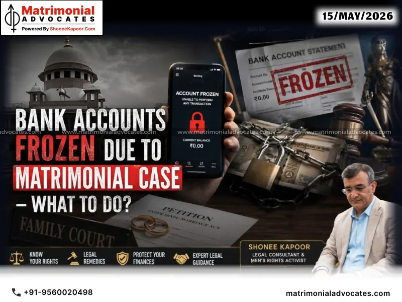 Bank Accounts Frozen Due To Matrimonial Case – What To Do
