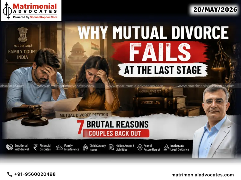 Mutual Divorce Failure 7 Reasons Couples Back Out at Last Stage