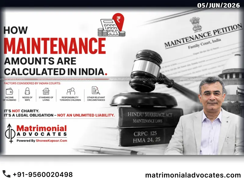 How Maintenance Amount Is Calculated In India