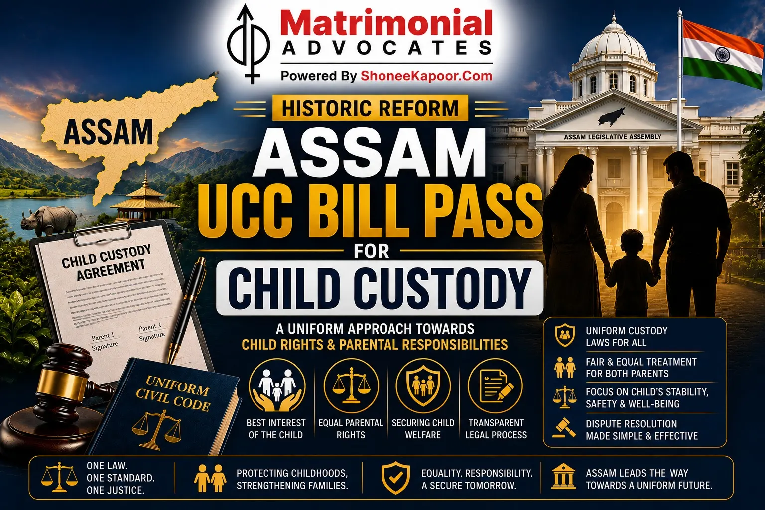 Assam UCC Bill Pass for Child Custody