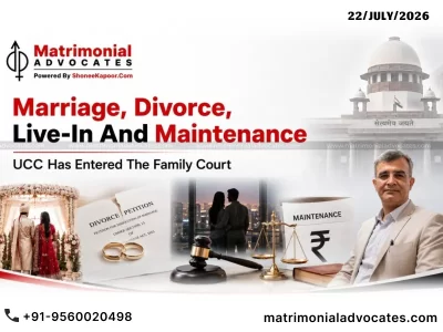 Marriage, Divorce, Live-In And Maintenance: UCC Has Entered The Family Court