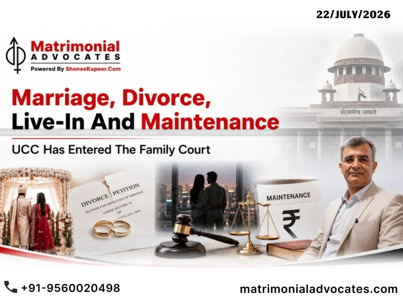 UCC In Family Courts Marriage, Divorce & Maintenance