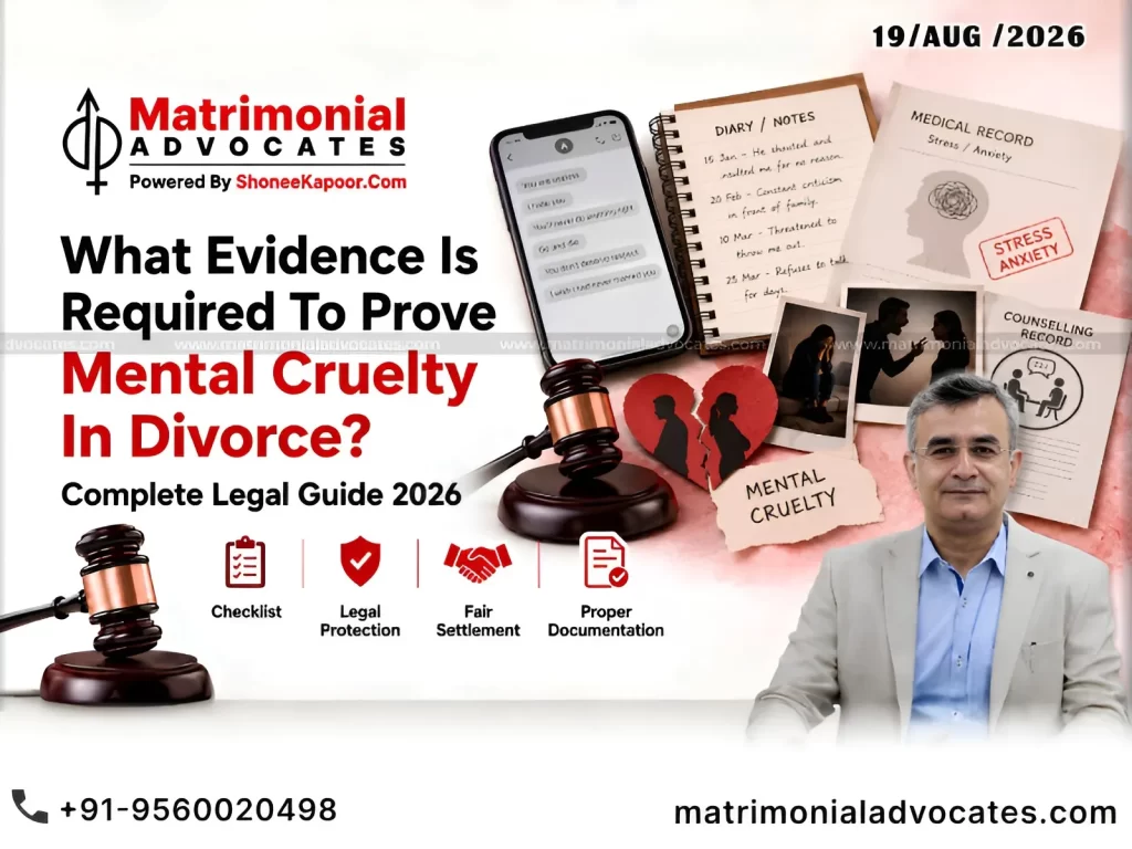 Mental Cruelty In Divorce Evidence Required To Prove It