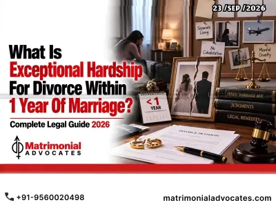 What Is Exceptional Hardship For Divorce Within 1 Year Of Marriage? Complete Legal Guide 2026