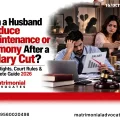 Can a Husband Reduce Maintenance After a Salary Cut 2026 Guide