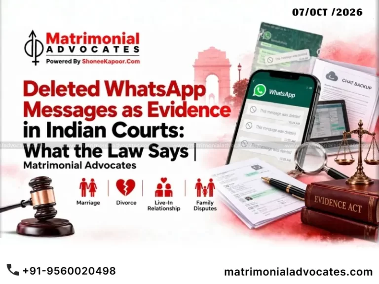 Deleted WhatsApp Messages as Evidence in Indian Courts
